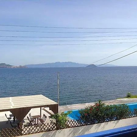 酒店 Haritos - Geothermal Hot Swimming Pool Mandrákion